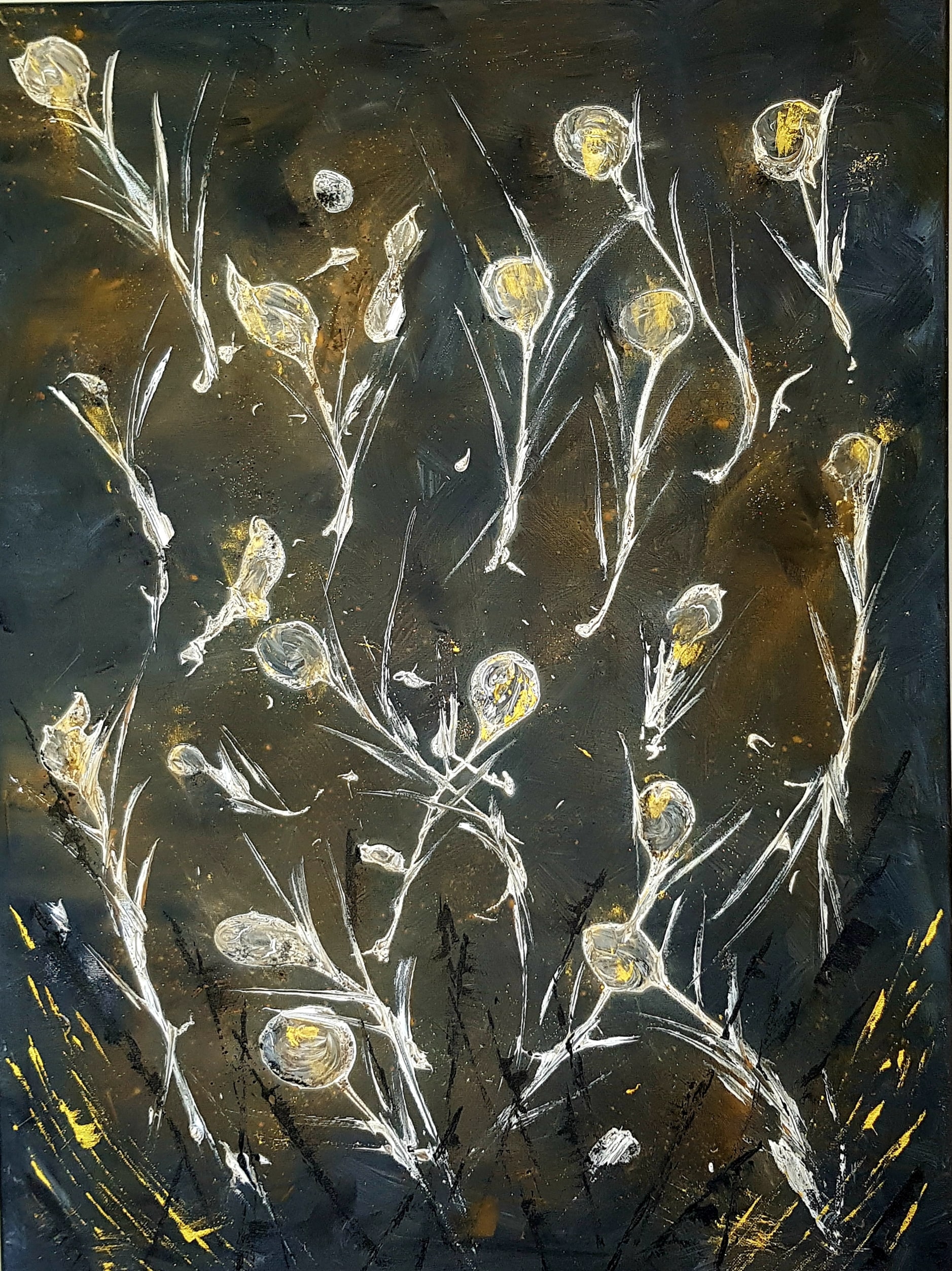 schwebende Lichtgedanken - 60x80cm